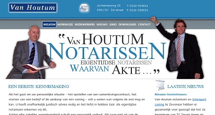 webdesign notariskantoor vanhoutum